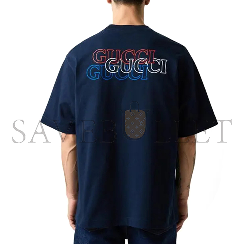 Gvc*1 letter print crew neck t-shirt